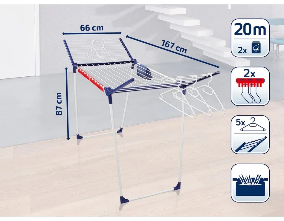 Uscător de rufe Leifheit PEGASUS 200 Solid Comfort