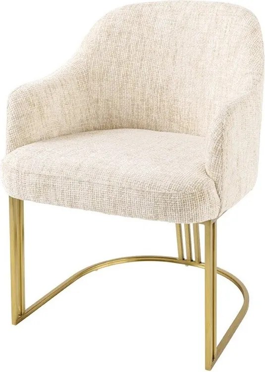 Set de 2 scaune, Stofa Chenila, Bej, EXTRAVAGANCIA, A-45927 VC