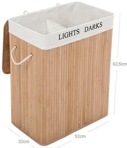 Coș de rufe GUS maro