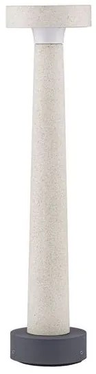 Stalp LED din ciment pentru exterior IP65 Cram White H-50cm
