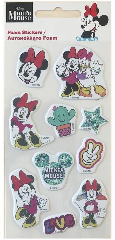 Disney Minnie Smiles set autocolante spumă pufoasă