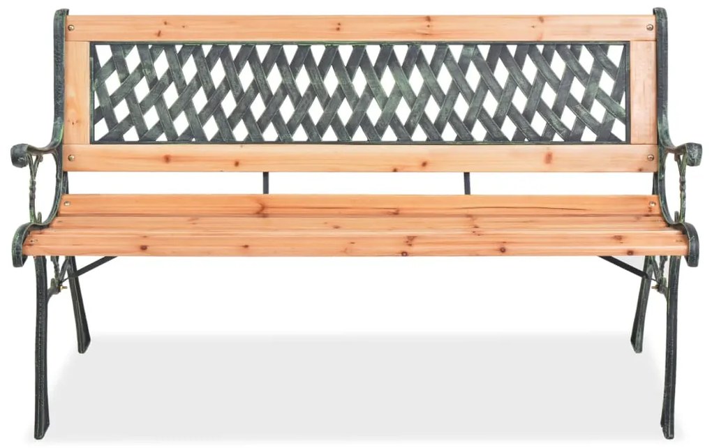 40262 vidaXL Bancă de grădină, 122 cm, lemn