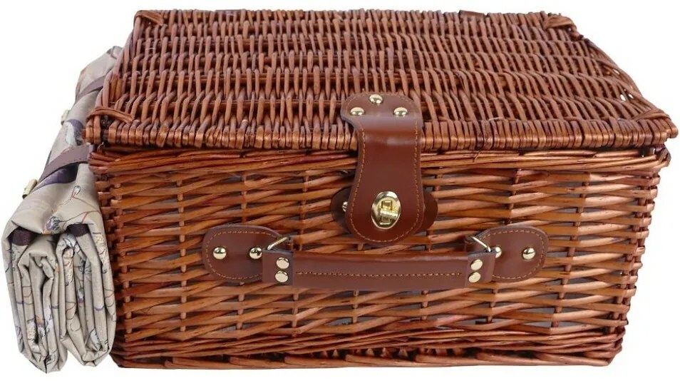 Arôme Coș de picnic pentru 4 persoane Grădină, 40x 30 x 20 cm