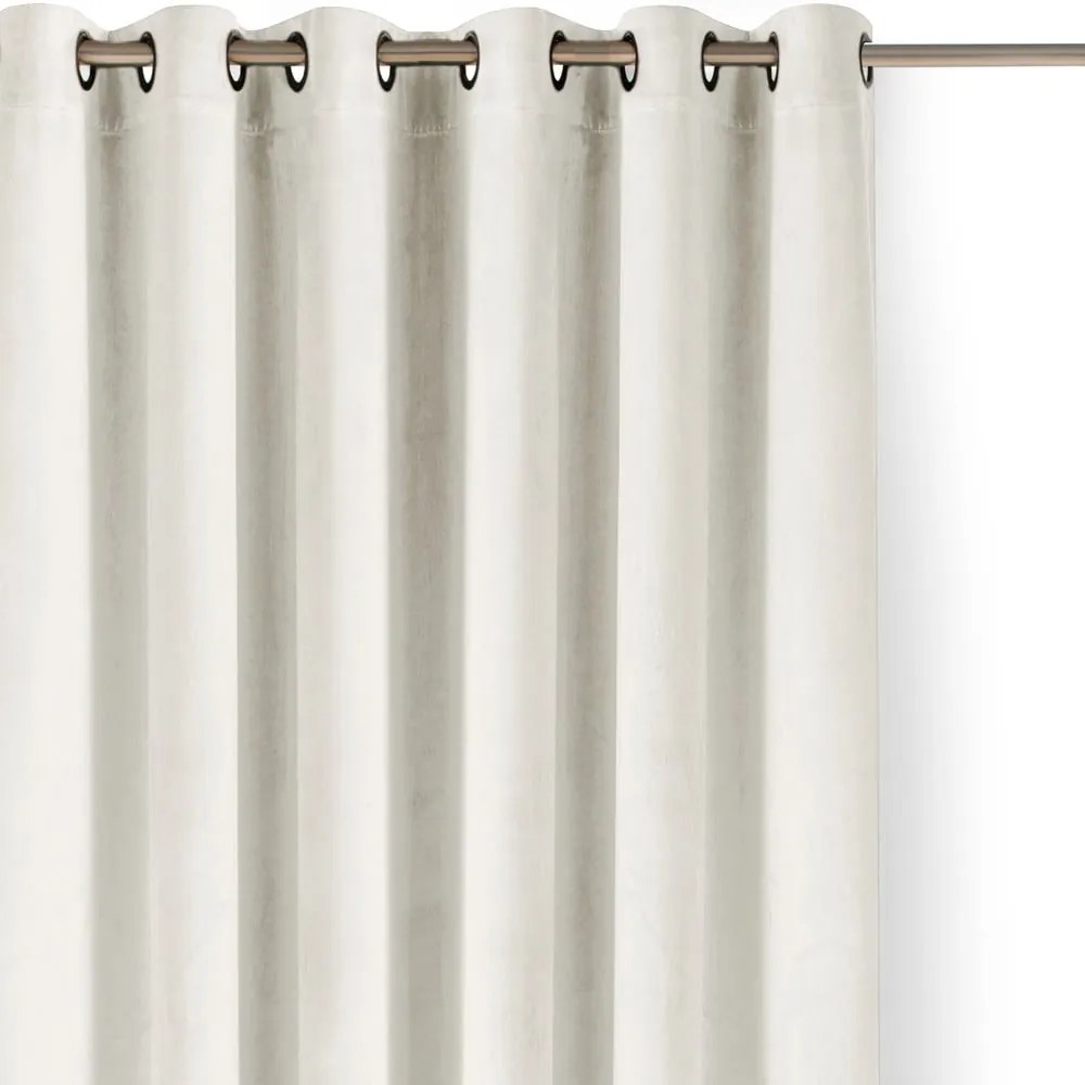 Draperie crem dimout (semi-opacă) din catifea 200x300 cm Velto – Filumi