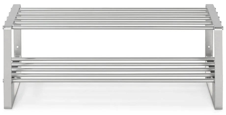 Pantofar argintiu din metal Rex – Spinder Design