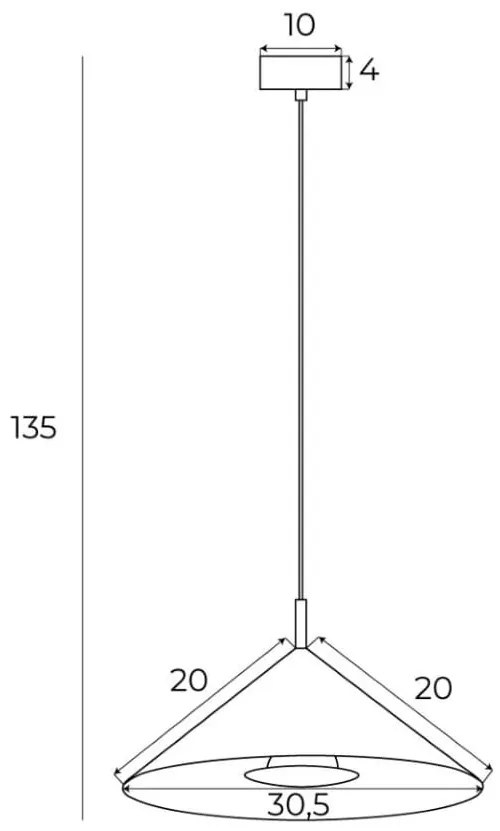 Pendul LED suspendate VULCANO I