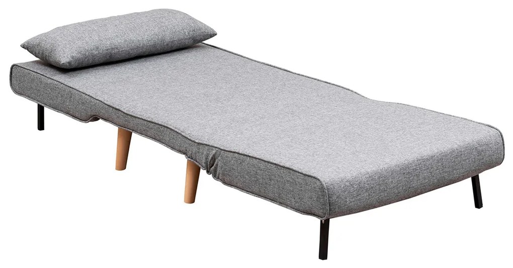 Fotoliu Folde Single Light Grey