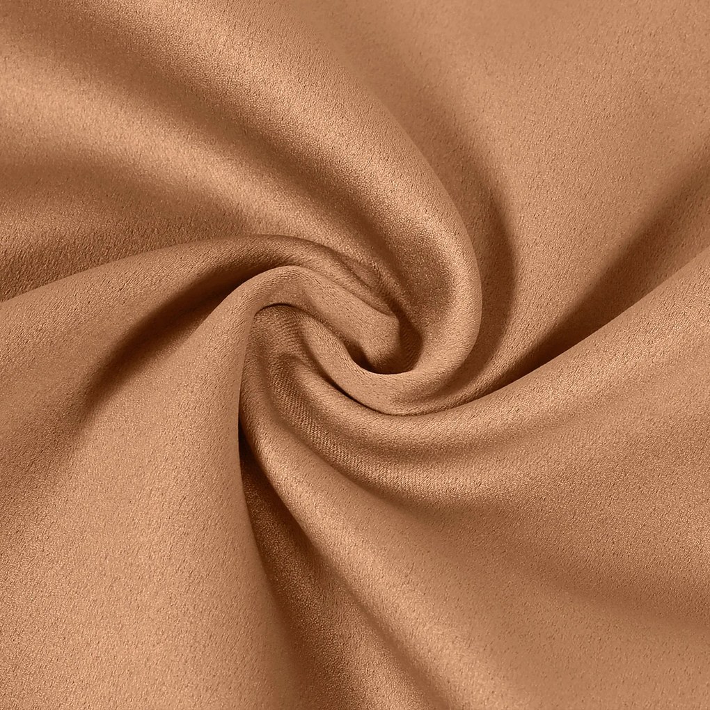 Goldea draperie blackout - bl-19 maro auriu - lățime 270 cm 200x270 cm