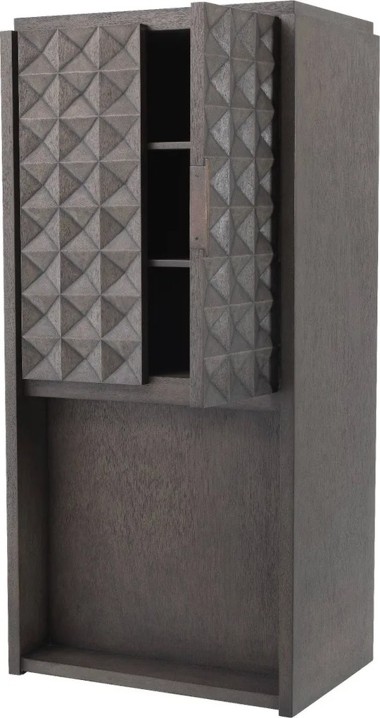 Dulap pentru vinuri design elegant LUX Jane, cafeniu-Mocha 113835 HZ