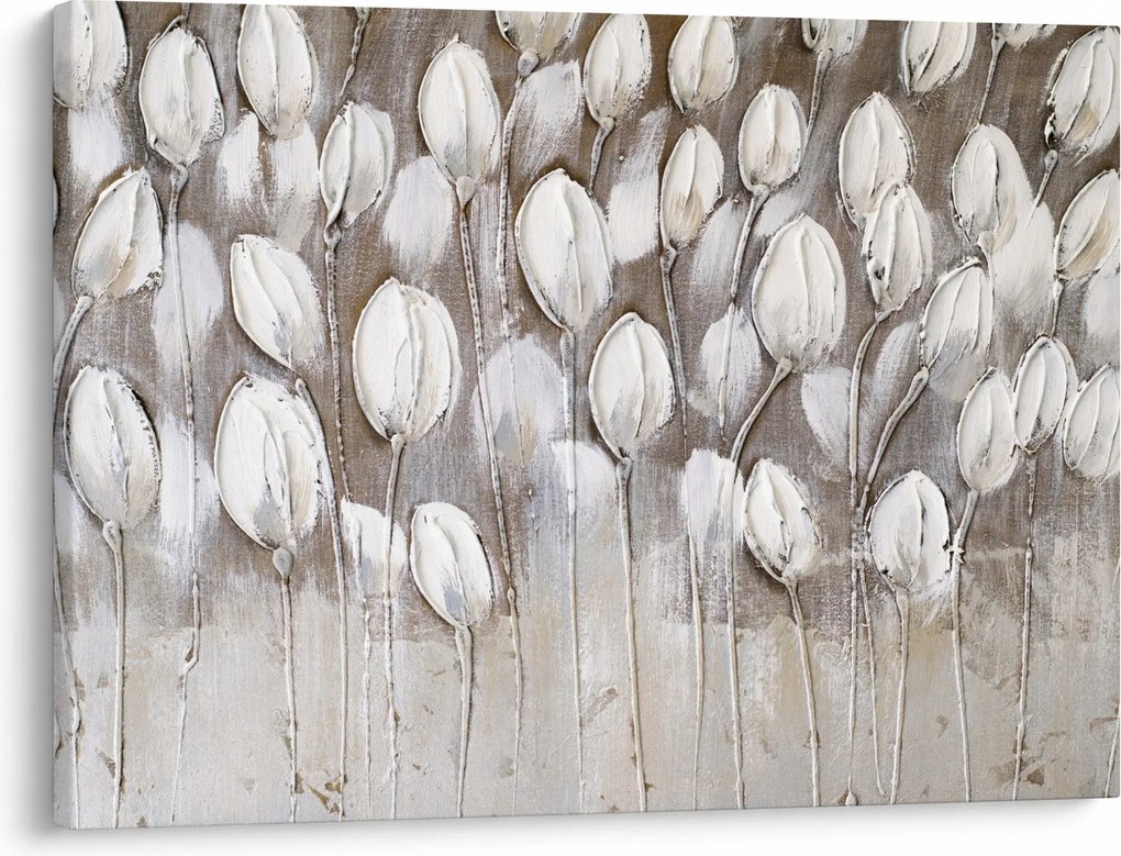 Tablou - Lalele structurate (70x50 cm)