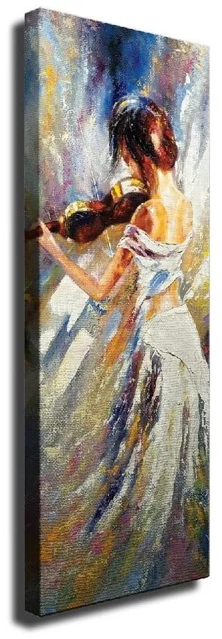 Tablou pe pânză Violin Player, 30 x 80 cm