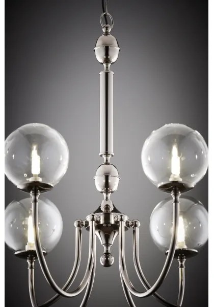 Lustră pe lanț Jupiter 2022 BRILLANTE 6xG9/10W/230V crom lucios