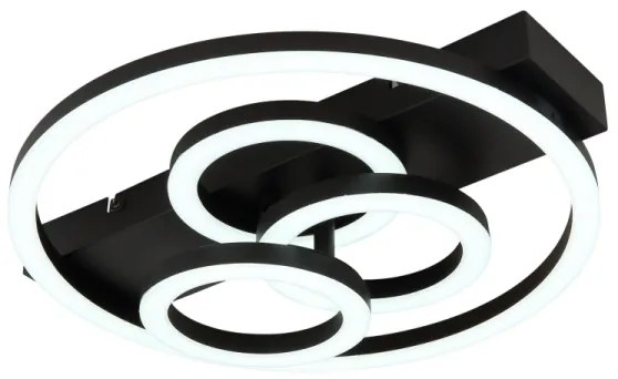 Globo 48040-40 - Plafonieră LED dimabilă DARRYL I 40W/230V, dim. 35 x 33 cm + telecomandă