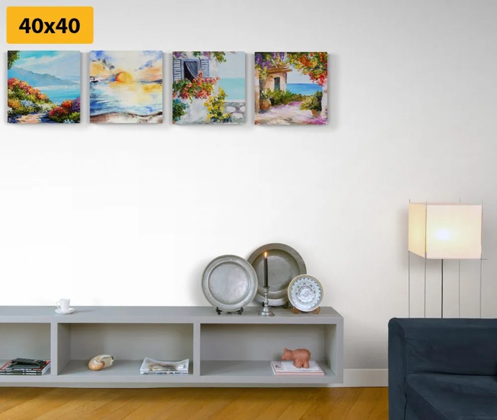 Set tablouri răsărit de soare la mare