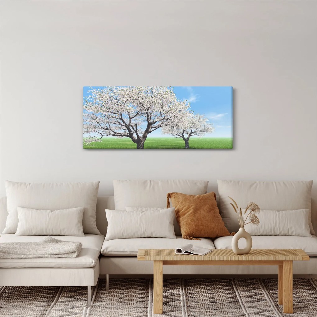 Tablou cu copaci (120x50 cm)