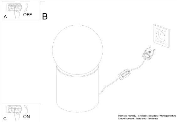 Lampă de perete Sollux SL.1193 BOOMO 1xG9/8W/230V
