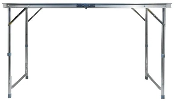 Masă pliabilă de tabără maro/crom