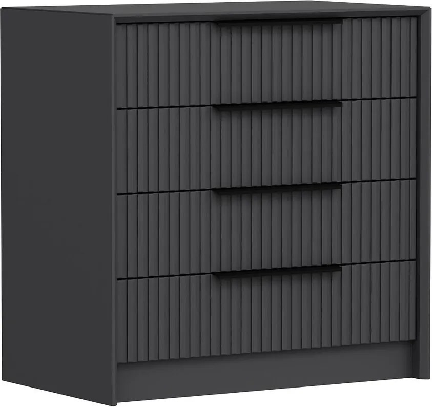 Dulap, Hanah Home, Kale Luxe, 72x77x45 cm, Antracit