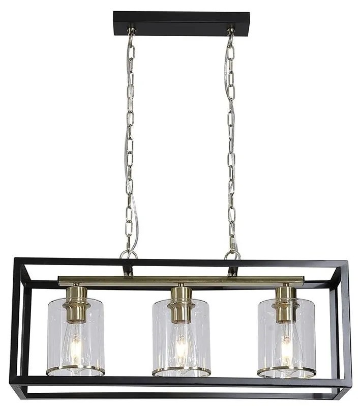 Lustra suspendata metal stil industrial decorativ Belle 3L