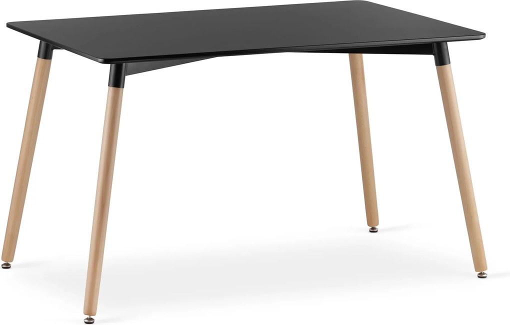 OFERTA Masa de dining neagra ADRIA 120x80 cm II. calitate