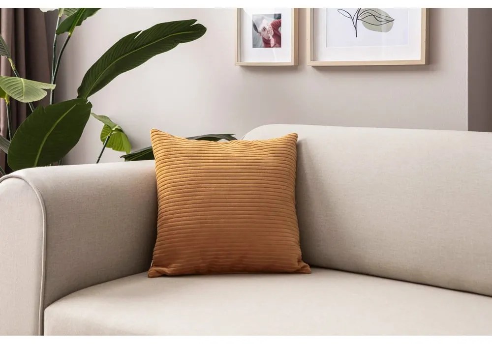 Fețe de pernă 2 buc. din catifea reiată 43x43 cm – Mioli Decor