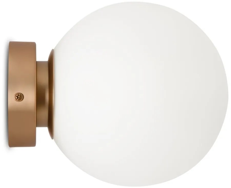 Aplica perete sau tavan design modern Basic form auriu, diametru 18cm