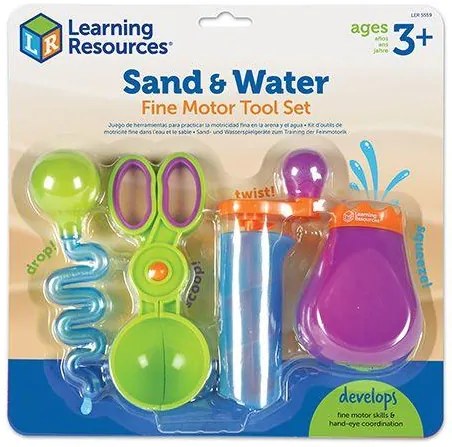 SET USTENSILE PENTRU EXPERIMENTE - APA SI NISIP - LEARNING RESOURCES (LER5559)