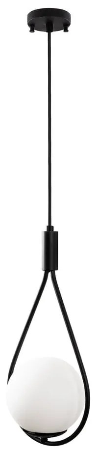 Lustră cu abajur din sticlă Sessiz – Opviq lights