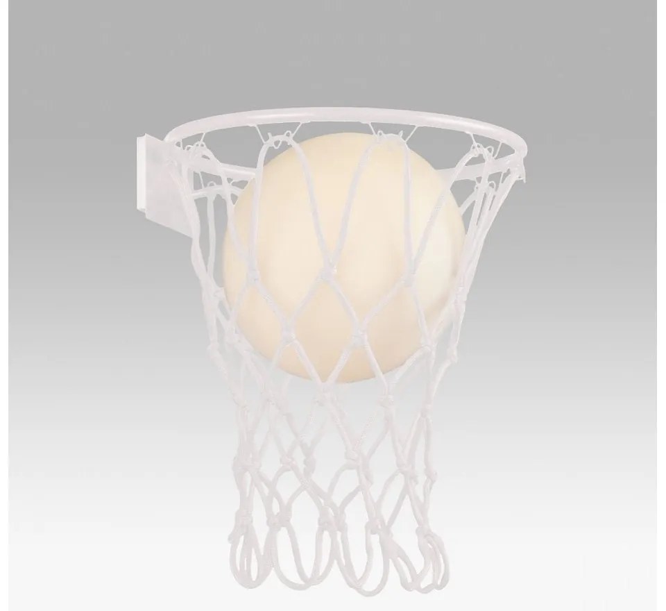 Aplica de perete camera copii BASKETBALL alb