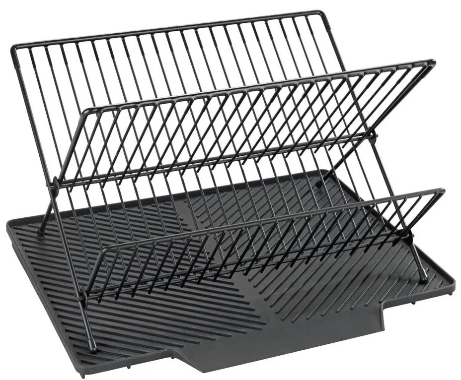 WENKO 54771100 - Scurgător pentru vase NELIA, 34 x 40 cm, negru