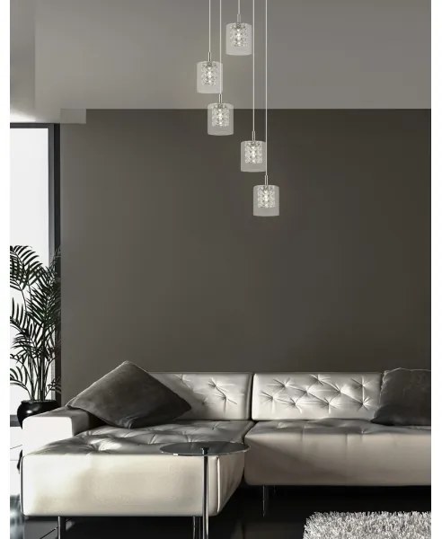 Lustră de cristal pe cablu DUCHESS 5xG9/40W/230V Rabalux 3117