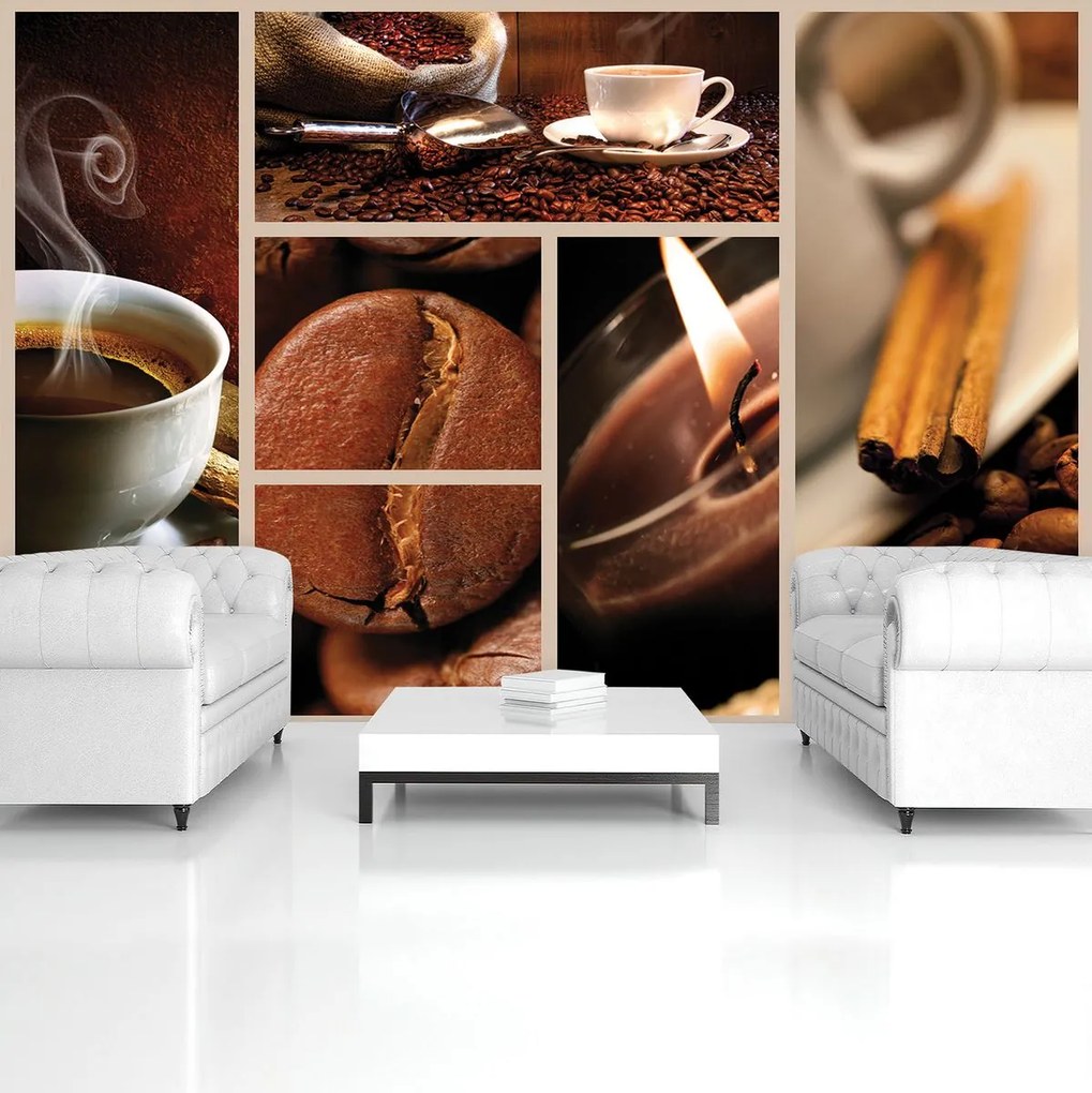 Fototapet - Boabe de cafea (254x184 cm)