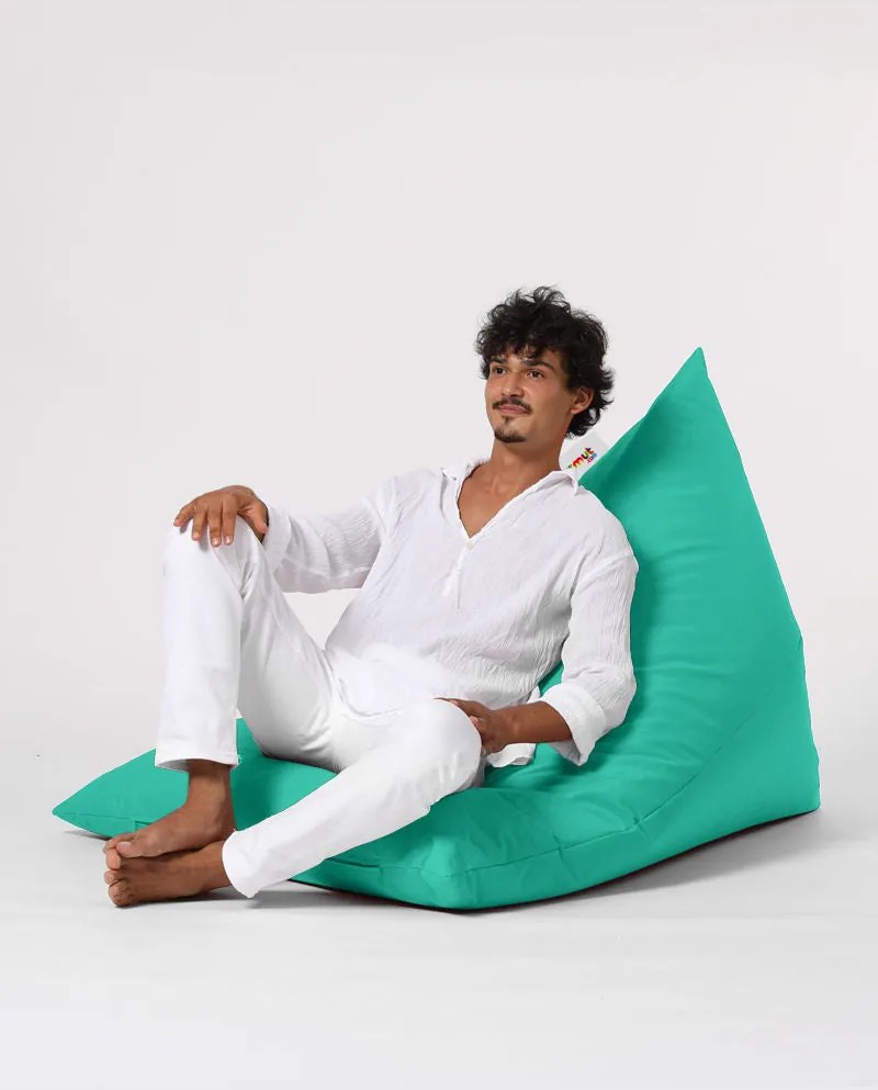 Fotoliu puf pentru grădină Pyramid Big Bed Pouf - Turquoise