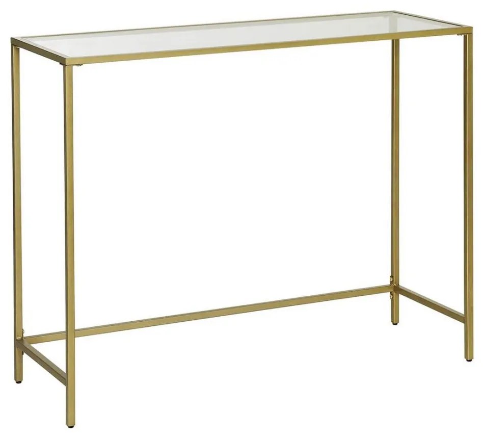 Masă consolă CIREL, aurie