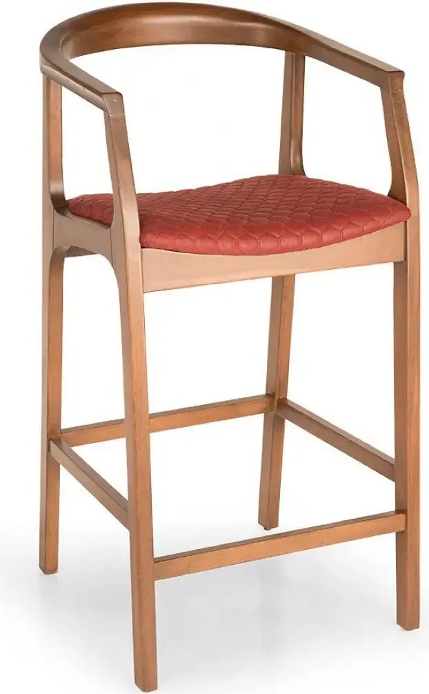 Scaun bar tapitat,fag,Seria Special AST-650,Homs,60016,rosu