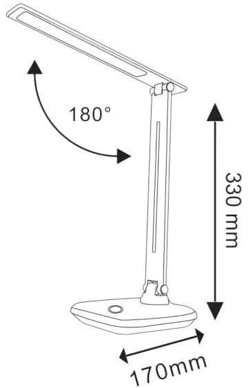 Lampă de masă LED dimabilă VINTO LED/8W/230V albă