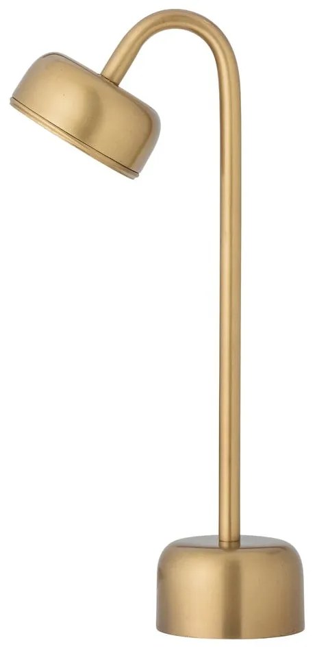 Veioză aurie LED cu intensitate reglabilă cu abajur din metal (înălțime 35,5 cm) Niko – Bloomingville