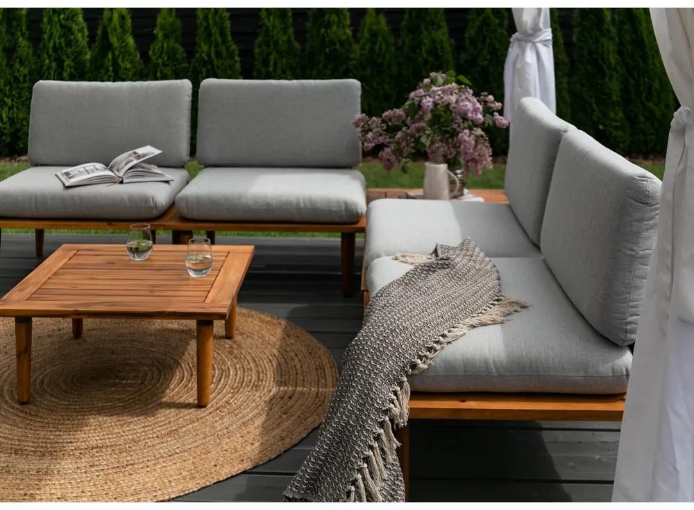 Set mobilier grădină Compobasso (pentru 4 persoane) (gri). 1098741