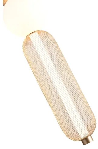 Zuma Line MD2596-5A-3BGT - lustră LED suspendată pe cablu SARR 27W/230V 3000-5700K, auriu + telecomandă