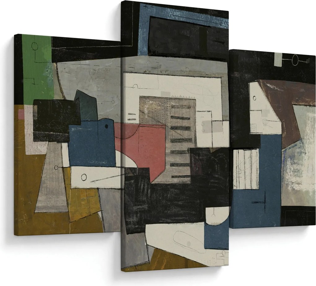 Tablou - Abstracție cubism (90x60 cm)