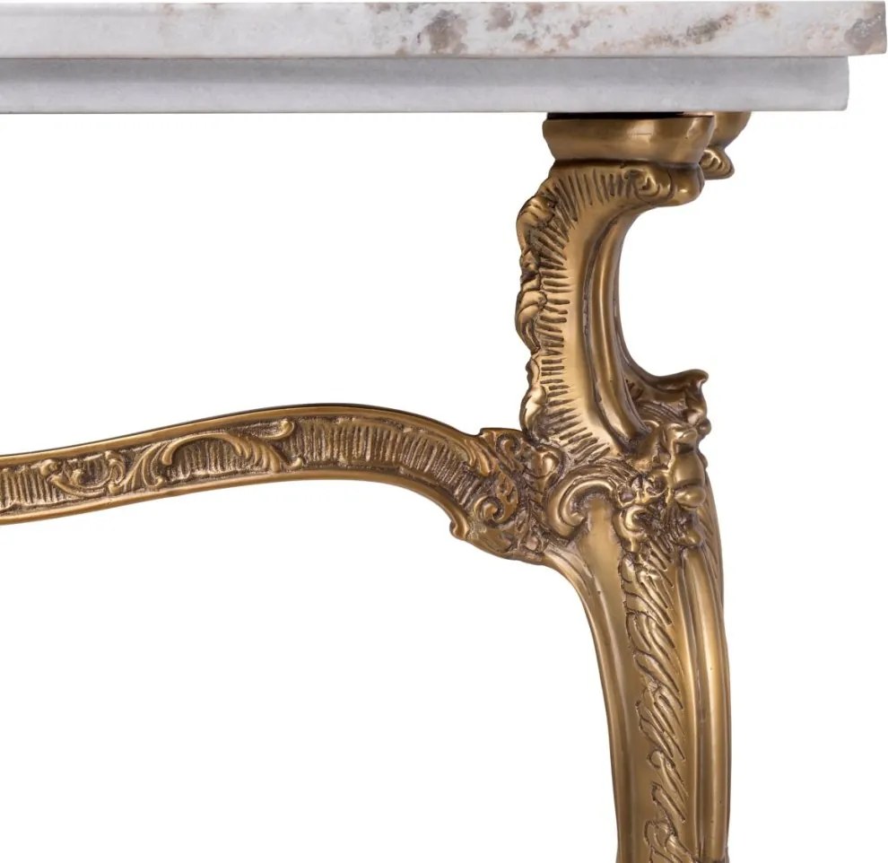 Consola LUX cu blat din marmura alba Fabiola