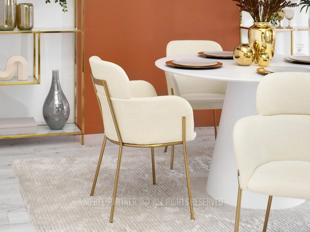 Scaun Baggie K (crem + auriu). Promo -21%. 1110947