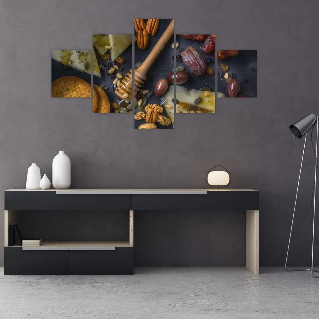 Tablou cu cu fructe uscate (125x70 cm), în 40 de alte dimensiuni noi