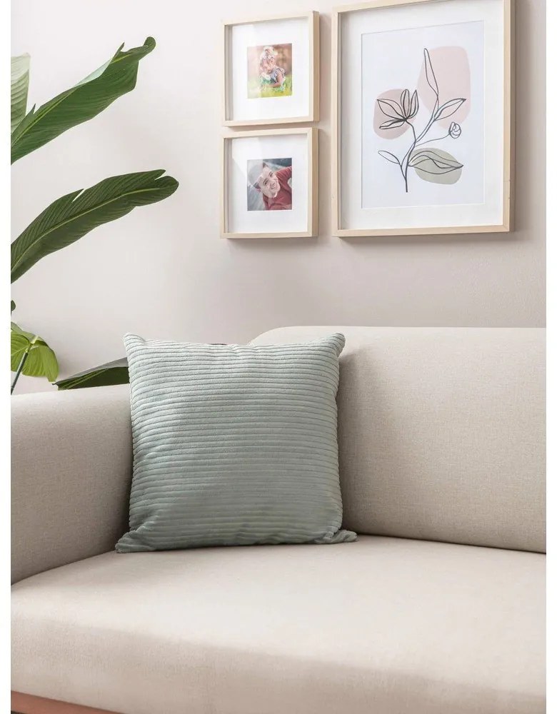 Fețe de pernă 2 buc. din catifea reiată 43x43 cm – Mioli Decor