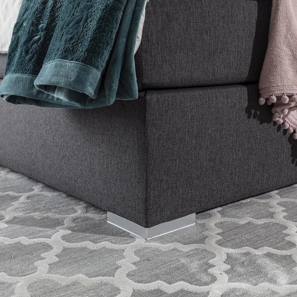 Pat lemn masiv boxspring Inez - Sawana 21, 180x200