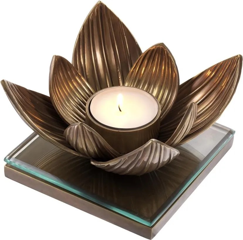 Suport lumanare, obiect decorativ design LUX Lotus