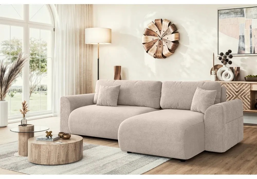 Colțar bej extensibil (cu colț variabil) Lorine – Ropez