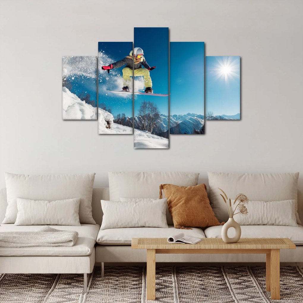 Tablou - Snowboarder (150x105 cm)