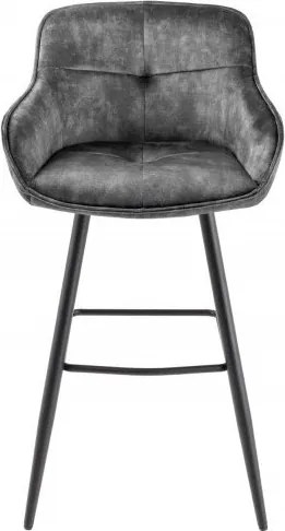 Set 2 scaune de bar Euphoria gri