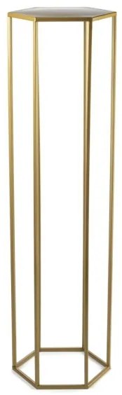 Suport pentru flori 100x24 cm, culoare aurie